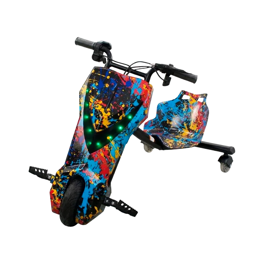 Triciclo Elétrico Drift Splash Neon