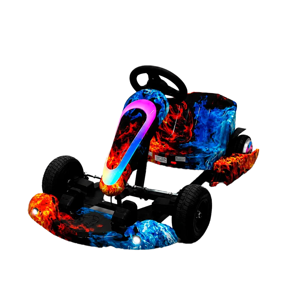 Mini Kart Elétrico Fogo e Gelo